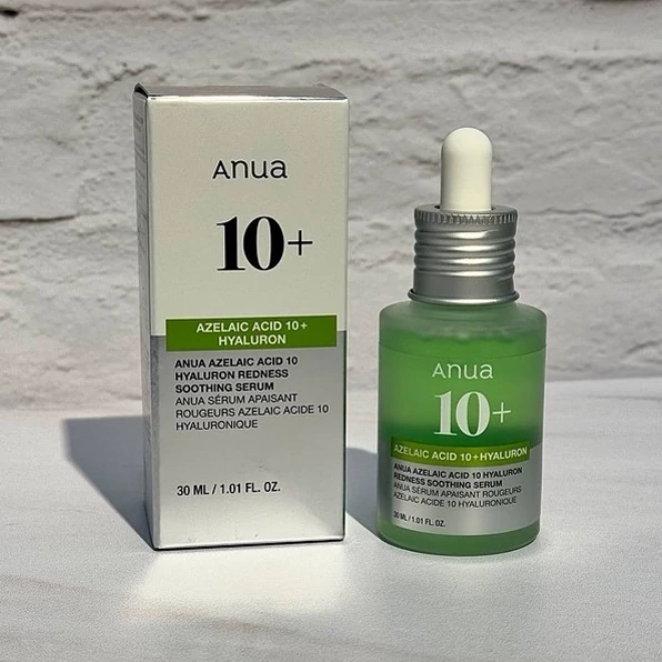 سرم آنوا مدل Azelaic Acid 10% + Hyaluron حجم 30 میلی لیتر
