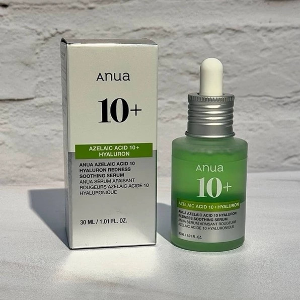 سرم آنوا مدل Azelaic Acid 10% + Hyaluron حجم 30 میلی لیتر